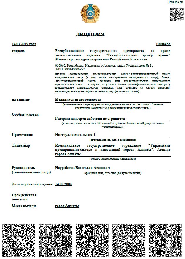 лицензия